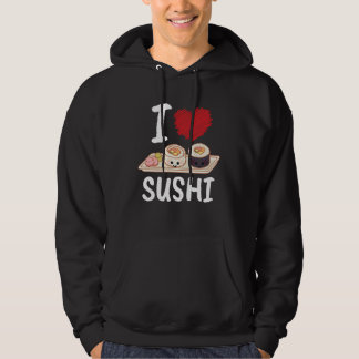 I Love Sushi Japanかわいい パーカ