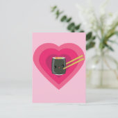 I Love Sushi Sushi 転が Sushi  ポストカード (スタンド正面)