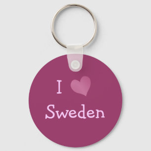 I Love Sweden キーホルダー