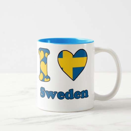 I love Sweden ツートーンマグカップ (右)