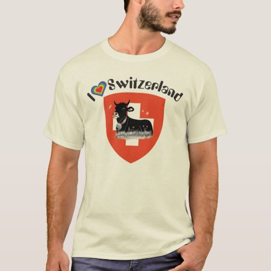 I love Switzerland T-Shirt Tシャツ (正面)