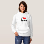 I Love Syria سوريا パーカ (正面フル)