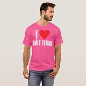 I Love Table Tennis Tシャツ (正面フル)