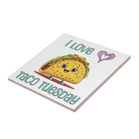 I Love Taco Tuesday タイル (側面)