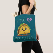 I Love Taco Tuesday トートバッグ (クローズアップ)