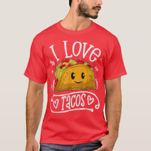 I Love Tacos Cinco De Mayo Taco Lover 4840 Tシャツ