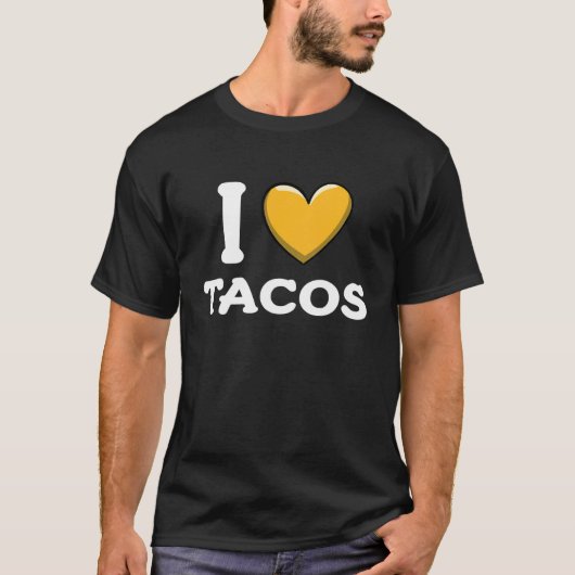 I Love Tacos Love Taco Day 2 Tシャツ (正面)