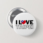 I LOVE TAIPEI - For real Taipeians! 缶バッジ (正面&裏面)