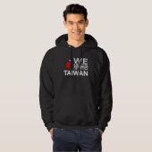 I Love Taiwan Flag Taiwanese Taiwan Pride ROC Taip パーカ (正面フル)