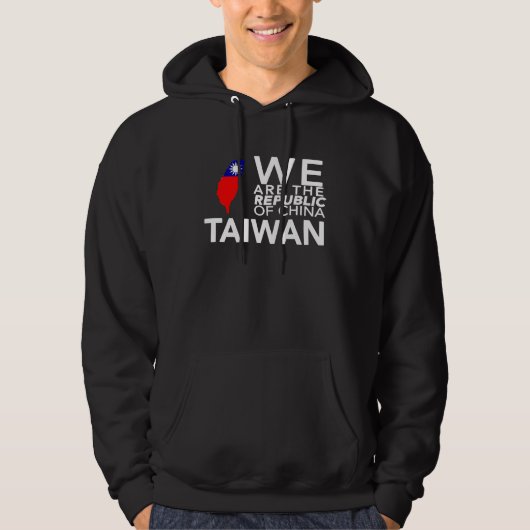 I Love Taiwan Flag Taiwanese Taiwan Pride ROC Taip パーカ (正面)