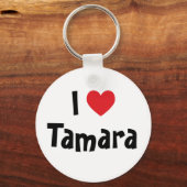 I Love Tamara Keychain キーホルダー (正面)