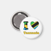 I love Tanzania magnet マグネット (正面/裏面)