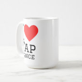 I love tap dance コーヒーマグカップ (正面左)