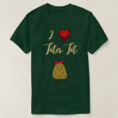I Love Tater Tot Funny Cute Potato  Tシャツ (デザイン正面)