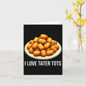 I Love Tater Tots -  カード (黄色い花)