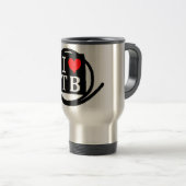 I LOVE TB Frost Glass (1 Color) トラベルマグ (正面右)