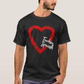 I Love Teaching Spanish Valentine's Day Spanish Te Tシャツ (正面)