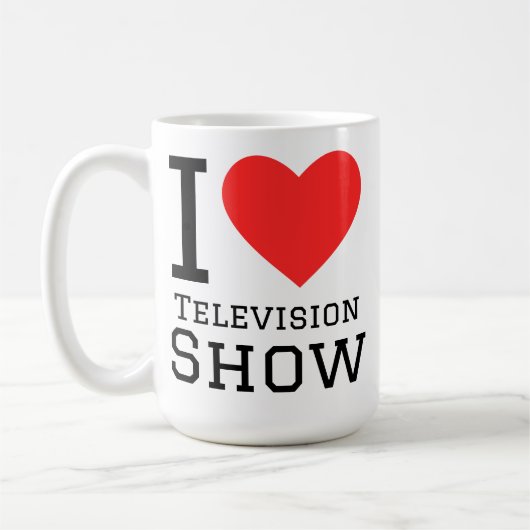I love television show コーヒーマグカップ (左)