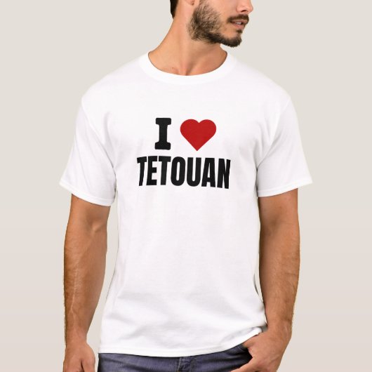 I love Tetouan - IハートTetouan Tシャツ (正面)