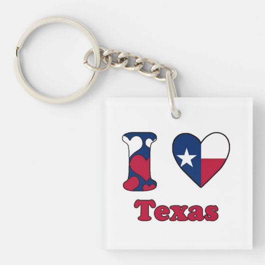 I love Texas キーホルダー (正面)