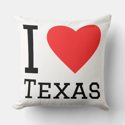 I love Texas  クッション (正面)