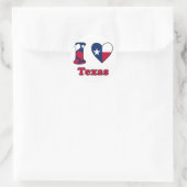 I love Texas ラウンドシール (バッグ)