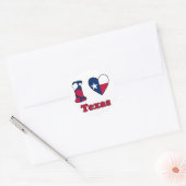 I love Texas ラウンドシール (封筒)