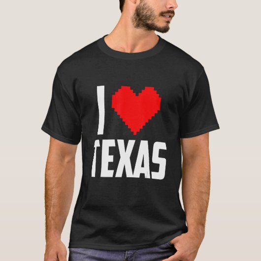 I love Texas Tシャツ (正面)