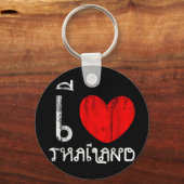 I Love ThailandまたはIハートタイ キーホルダー (正面)