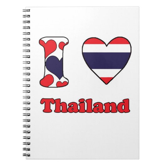 I love Thailand ノートブック (正面)