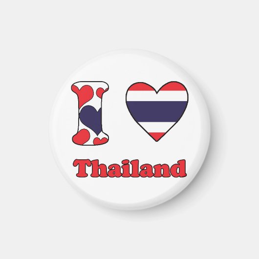 I love Thailand マグネット (正面)
