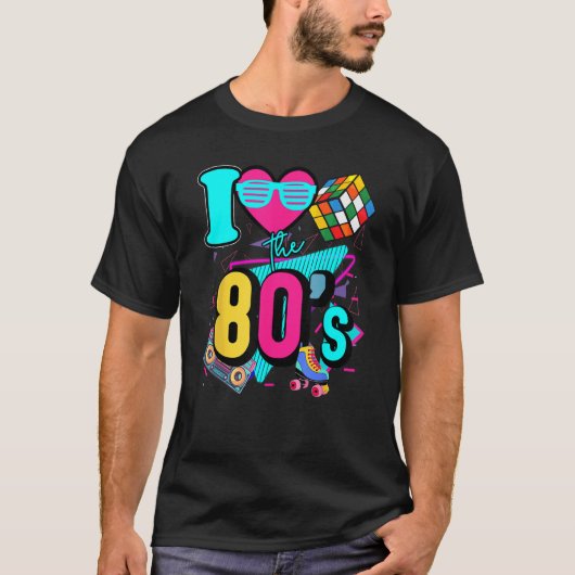 I Love The 80s  80s Clothes for Women and Men1980s Tシャツ (正面)