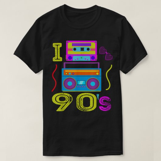 I Love The 90s Clothes for Women and Men Party Tシャツ (デザイン正面)