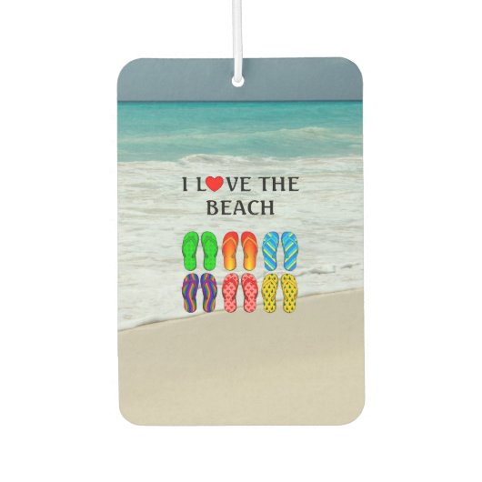 I Love the Beach,  カーエアーフレッシュナー (正面)