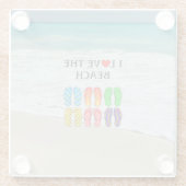 I Love the Beach,  ガラスコースター (裏面)