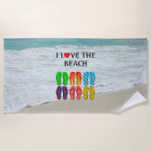 I Love the Beach, ビーチタオル (正面)