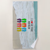 I Love the Beach, ビーチタオル (正面)