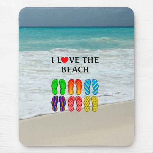I Love the Beach, マウスパッド (正面)