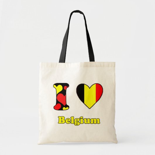 I love the Belgium トートバッグ (正面)