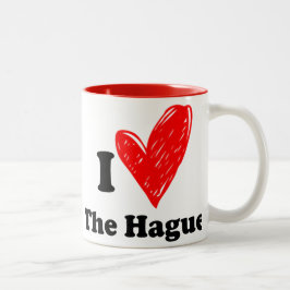 I love the Hague ツートーンマグカップ