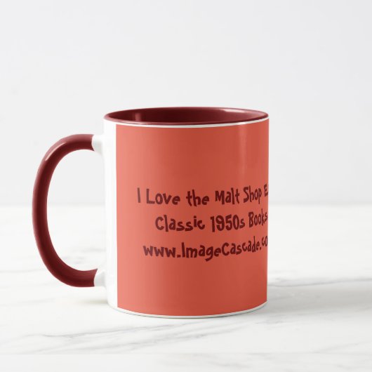 I Love the Malt Shop Era Mug マグカップ (左)