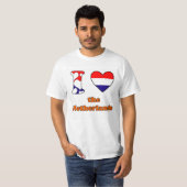 I love the Netherlands Tシャツ (正面フル)