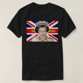 I Love The Queen - HM Queen Elizabeth II Professio Tシャツ (デザイン正面)