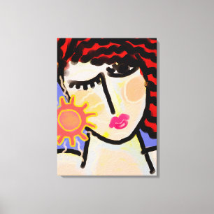 I Love the Sunの抽象芸術・デジタ絵画ル キャンバスプリント