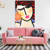 I Love the Sunの抽象芸術・デジタ絵画ル キャンバスプリント (インサイチュ (リビング))