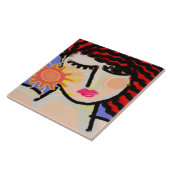 I Love the Sunの抽象芸術・デジタ絵画ル タイル (側面)