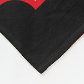 I LOVE THE WORLD BY MASANSER PIXELAT フリースブランケット (角)