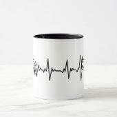 I Love Theater – ドラマのハートビートマスキングシーン マグカップ (中央)