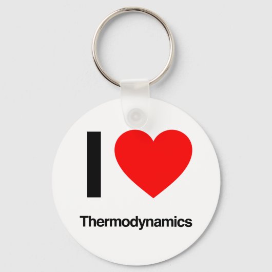 i love thermodynamics キーホルダー (正面)