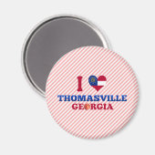 I Love Thomasville,ジョージア マグネット (正面/裏面)